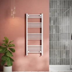 Toasty Glow White 22mm Heated Ladder Towel Rail