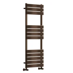 Toasty Hush Brushed Bronze Flat Panel Heated Towel Rail