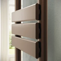 Toasty Hush Brushed Bronze Flat Panel Heated Towel Rail