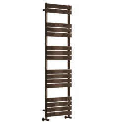 Toasty Hush Brushed Bronze Flat Panel Heated Towel Rail