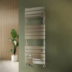 Toasty Hush Chrome Flat Panel Heated Towel Rail