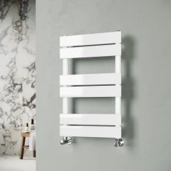 Toasty Hush White Flat Panel Heated Towel Rail