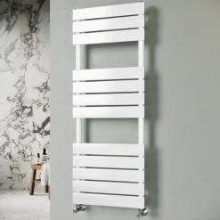 Toasty Hush White Flat Panel Heated Towel Rail