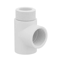 Toasty Matt White Dual Fuel Kit With Manual Element, Valves And T-Piece