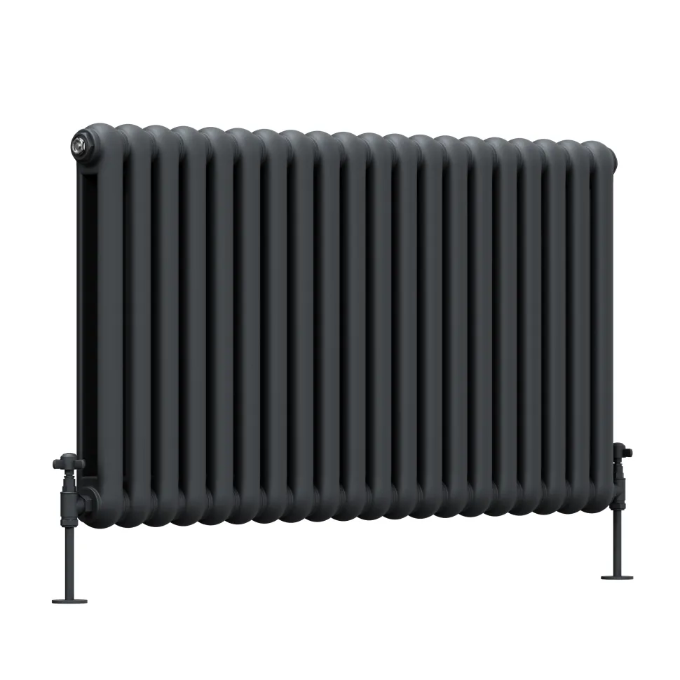 Toasty Mellow Anthracite Horizontal 2 Column Radiator