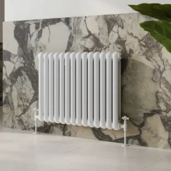 Toasty Mellow White Horizontal 2 Column Radiator