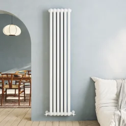 Toasty Mellow White Vertical 2 Column Radiator