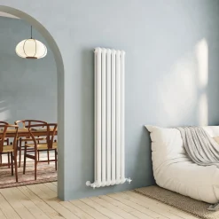 Toasty Mellow White Vertical 2 Column Radiator