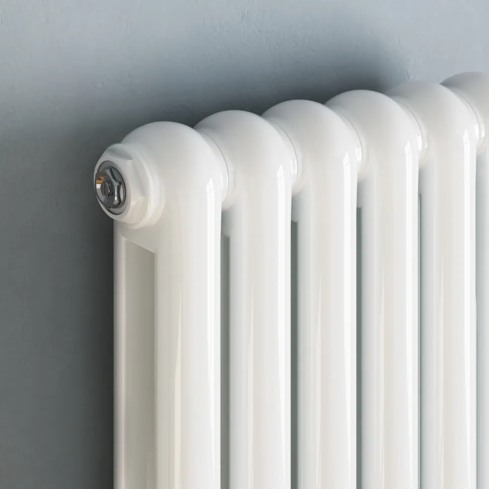 Toasty Mellow White Vertical 2 Column Radiator