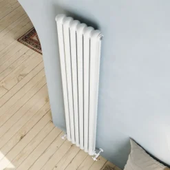 Toasty Mellow White Vertical 2 Column Radiator