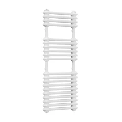 Toasty Montford White Traditional Column Heated Towel Rail