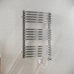 Toasty Nest Chrome Electric Heated Towel Rail with Heating Element