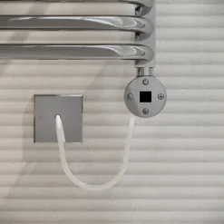 Toasty Nest Chrome Electric Heated Towel Rail with Heating Element