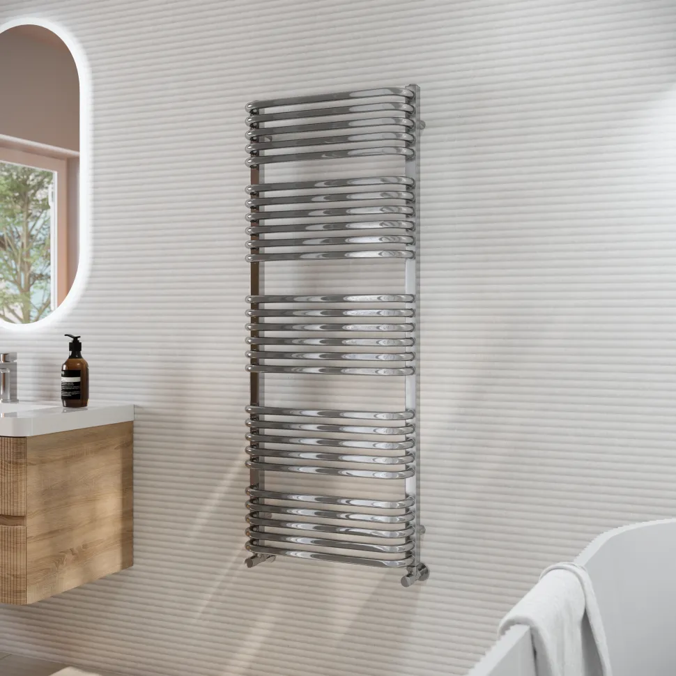 Toasty Nest Chrome Heated Towel Rail