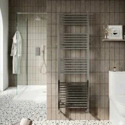 Toasty Oren Chrome Heated Towel Rail