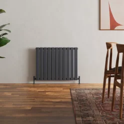 Toasty Radiance Anthracite Flat Panel Horizontal Radiator