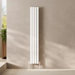 Toasty Radiance White Flat Panel Vertical Radiator