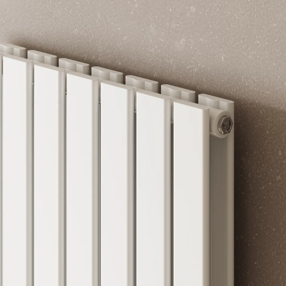 Toasty Radiance White Flat Panel Vertical Radiator