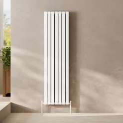 Toasty Radiance White Flat Panel Vertical Radiator