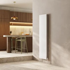 Toasty Radiance White Flat Panel Vertical Radiator