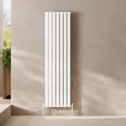 Toasty Radiance White Flat Panel Vertical Radiator