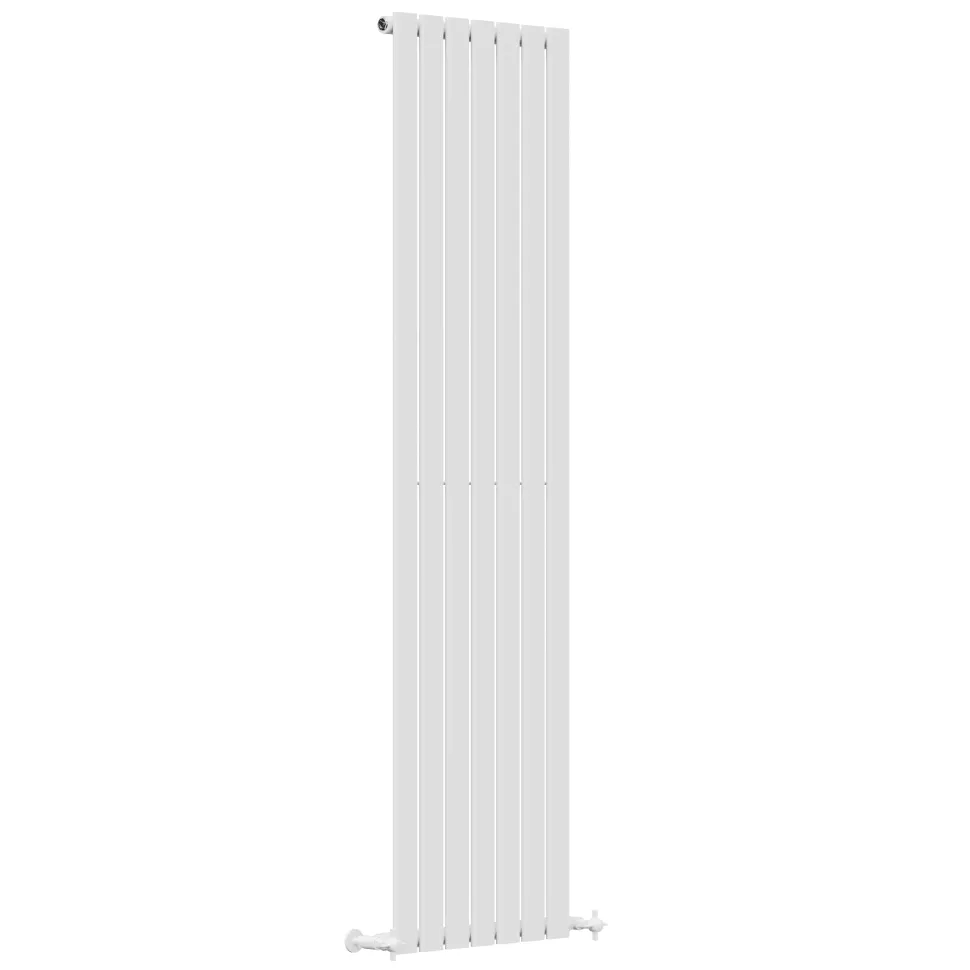 Toasty Radiance White Flat Panel Vertical Radiator