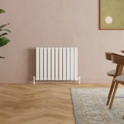 Toasty Radiance White Flat Panel Horizontal Radiator