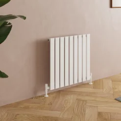 Toasty Radiance White Flat Panel Horizontal Radiator