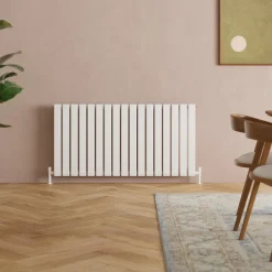 Toasty Radiance White Flat Panel Horizontal Radiator