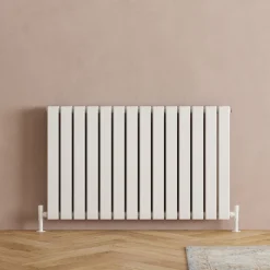Toasty Radiance White Flat Panel Horizontal Radiator