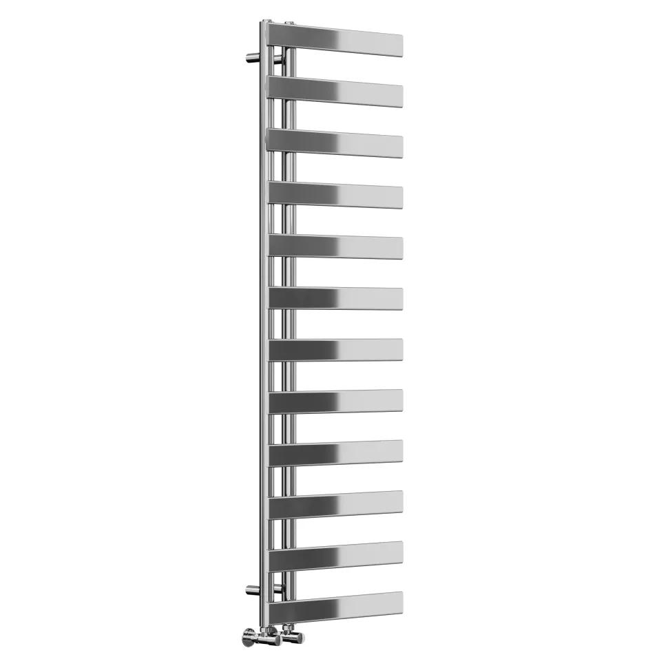 Toasty Retreat Chrome Offset Heated Towel Rail
