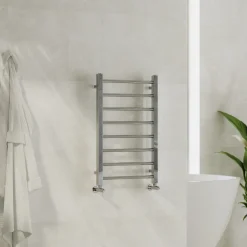 Toasty Rise Chrome Heated Towel Rail