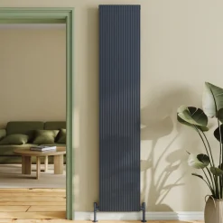 Toasty Strata Anthracite Aluminium Vertical Radiator