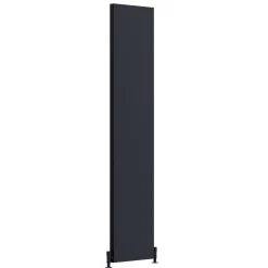 Toasty Surface Anthracite Grey Flat Single Panel Vertical Radiator - 1800 x 400mm