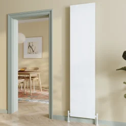 Toasty Surface White Flat Single Panel Vertical Radiator - 1800 x 400mm