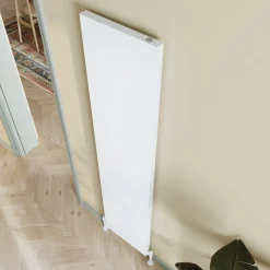 Toasty Surface White Flat Single Panel Vertical Radiator - 1800 x 400mm