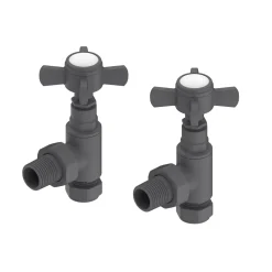 Toasty Traditional Crosshead Manual Angled Valves - Anthracite