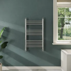 Toasty Vale Chrome Traditional Ladder Heated Towel Rail