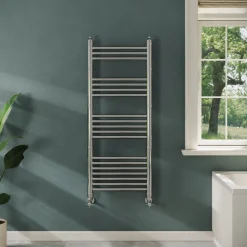 Toasty Vale Chrome Traditional Ladder Heated Towel Rail