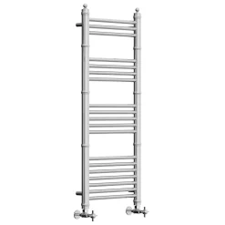 Toasty Vale Chrome Traditional Ladder Heated Towel Rail
