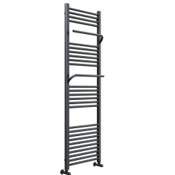 Toasty Wisp Anthracite Heated Towel Rail - 1600 x 500mm