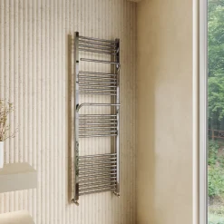 Toasty Wisp Chrome Heated Towel Rail - 1600 x 500mm