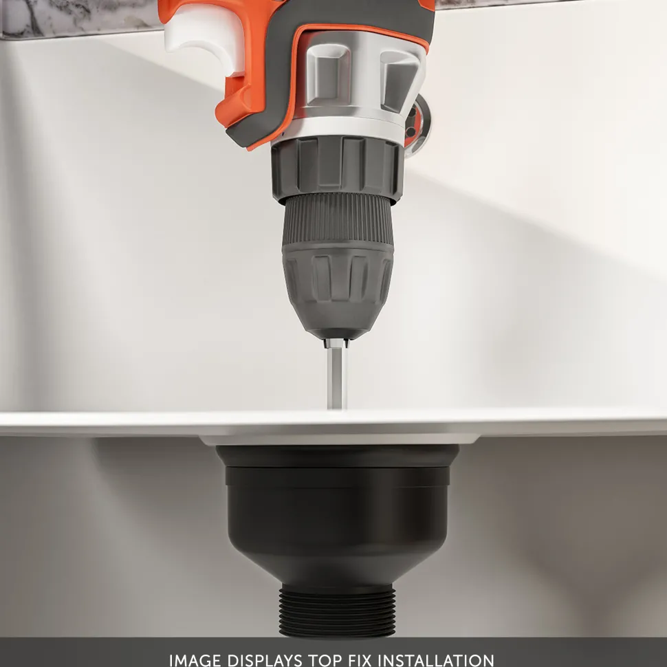 Top-Fix 90mm Fast Flow Shower Tray Waste
