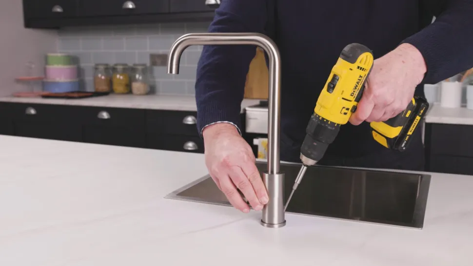Top-Fix Vito D-Shape Single Lever Mono Kitchen Mixer Tap