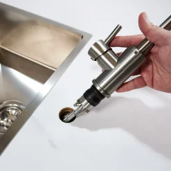 Top-Fix Vito Mono Kitchen Mixer Tap with L Neck Spout