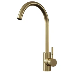 Top-Fix Vito Mono Kitchen Mixer Tap with Swan Neck Spout