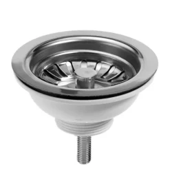 Tre Mercati 1.5" Basket Strainer Waste Without Overflow - Chrome