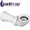 Uniwaste™ Waterless Waste Space-Saving Trap for Basins, Baths & Bidets