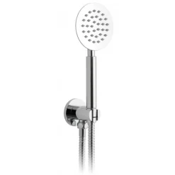 Vado Aquablade Round Mini Shower Kit With Integrated Outlet And Bracket