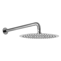 Vado Aquablade Slim Line Easy Clean Oval Shower Head with Shower Arm 200x300mm